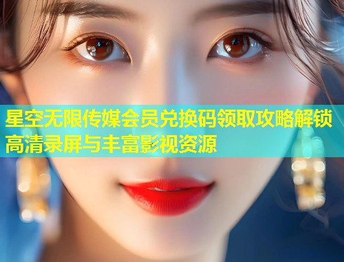 星空无限传媒会员兑换码领取攻略解锁高清录屏与丰富影视资源