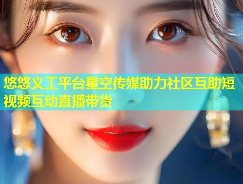 悠悠义工平台星空传媒助力社区互助短视频互动直播带货